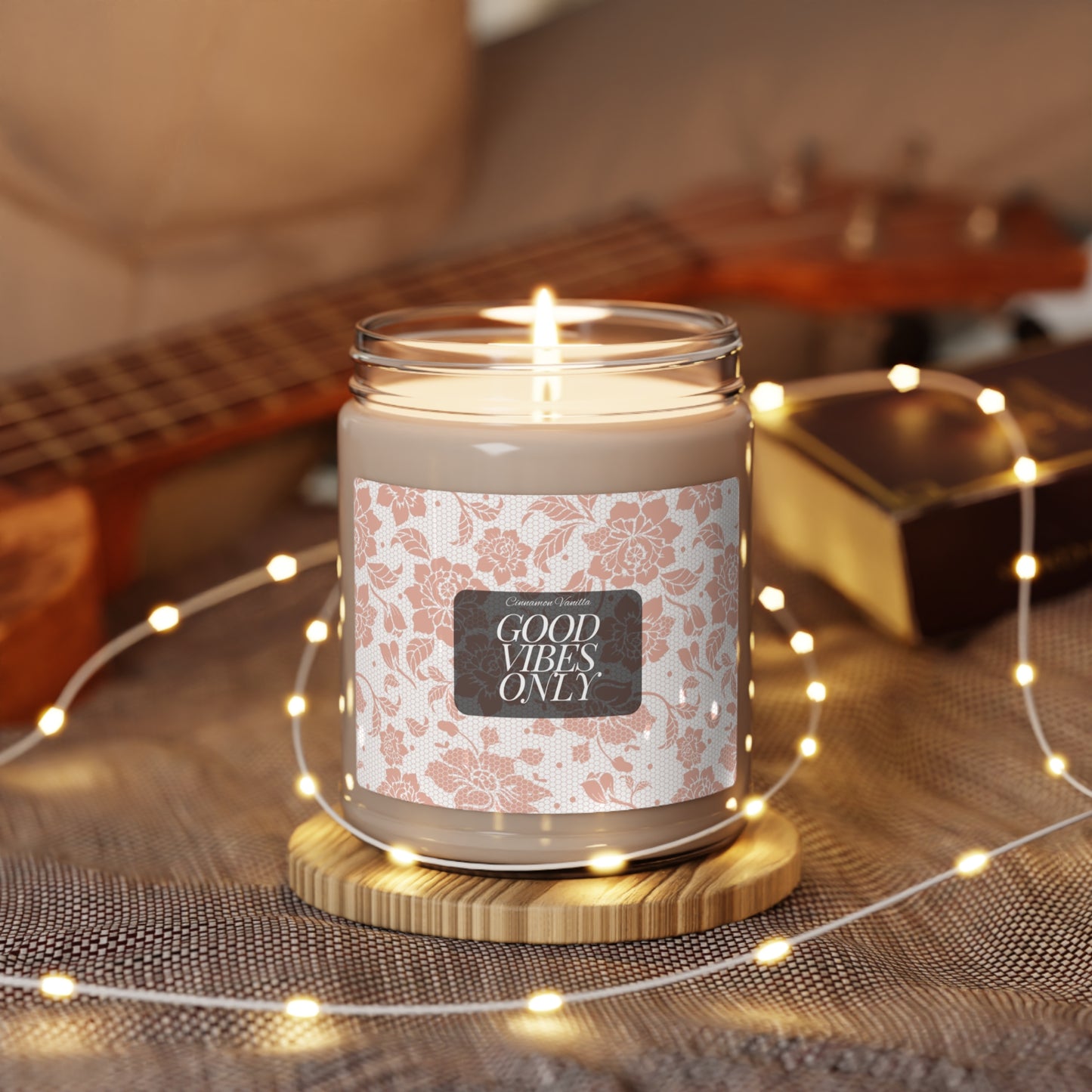 Good Vibes Only Soy Scented Candle (8 Scent Options)